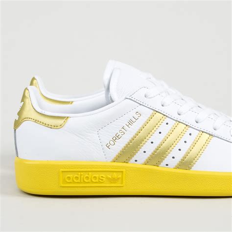 adidas forest hills white gold